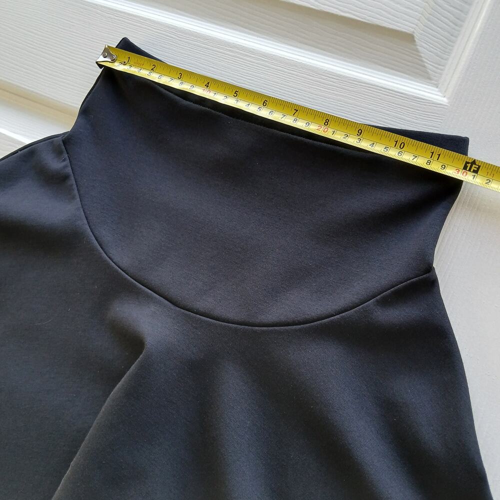 UO Silence+Noise black mini skirt XS repaired preppy goth A-line dark academia - Picture 7 of 9
